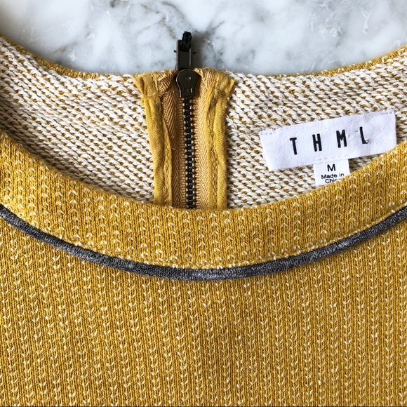 THML Short Sleeve Knit Top sz M - Picture 3 of 7